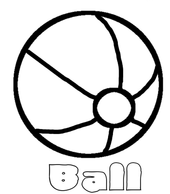 Coloring page: Beach ball (Objects) #169164 - Free Printable Coloring Pages