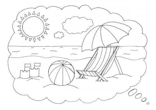 Coloring page: Beach ball (Objects) #169235 - Free Printable Coloring Pages