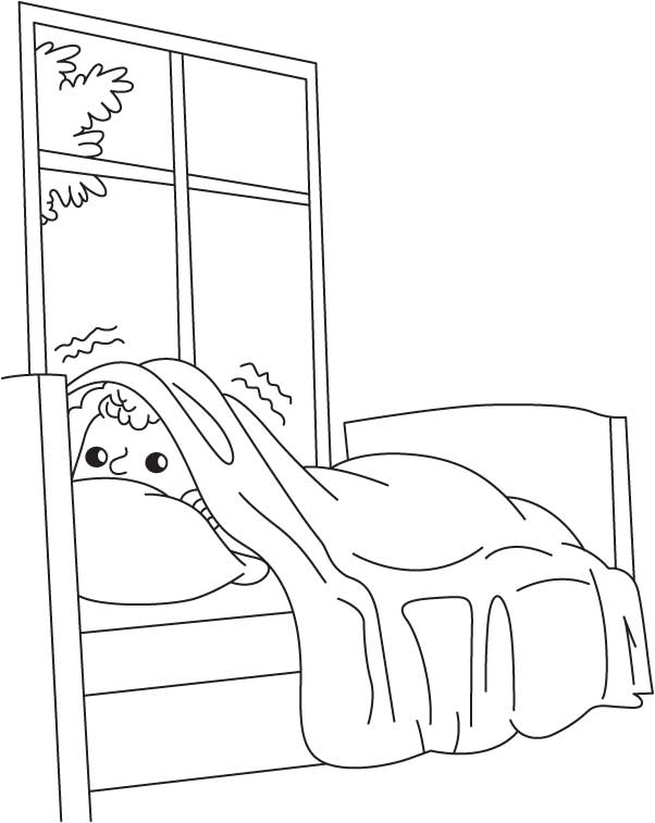 Coloring page: Bed (Objects) #168135 - Free Printable Coloring Pages