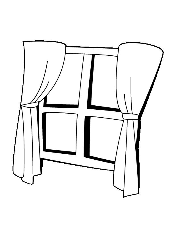 Coloring page: Window (Objects) #168792 - Free Printable Coloring Pages