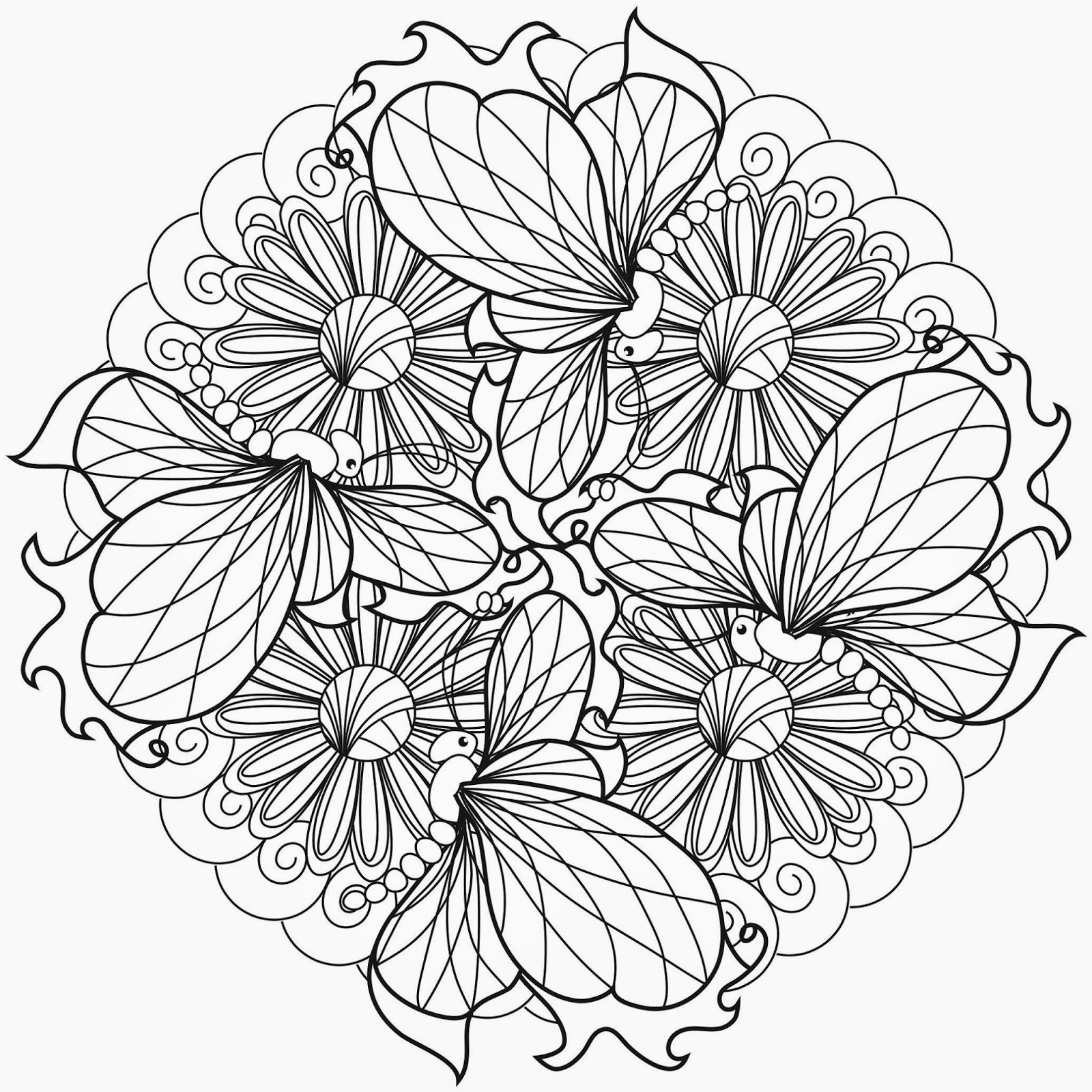 Coloring page: Anti-stress (Relaxation) #127022 - Free Printable Coloring Pages