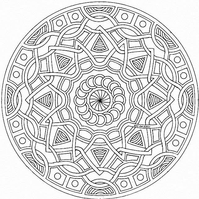 Coloring page: Anti-stress (Relaxation) #127082 - Free Printable Coloring Pages