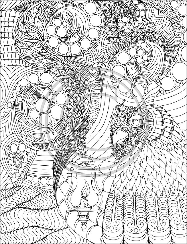 Coloring page: Art Therapy (Relaxation) #23194 - Free Printable Coloring Pages