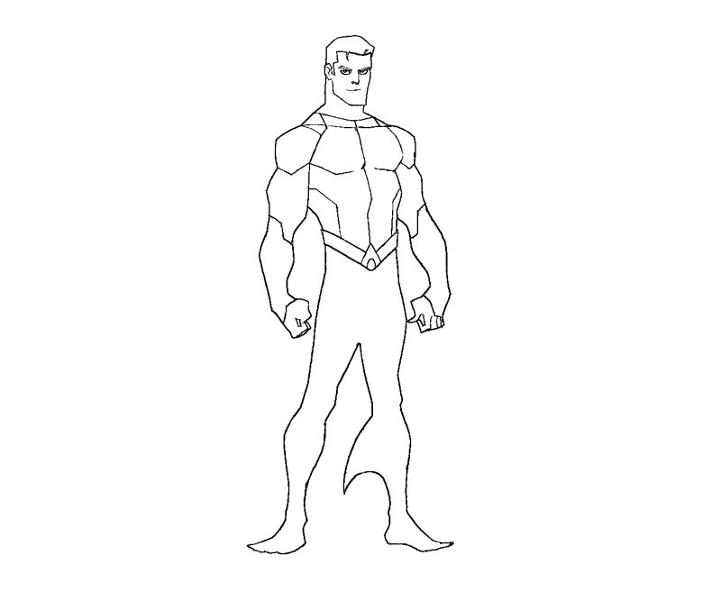 Coloring page: Aquaman (Superheroes) #85162 - Free Printable Coloring Pages