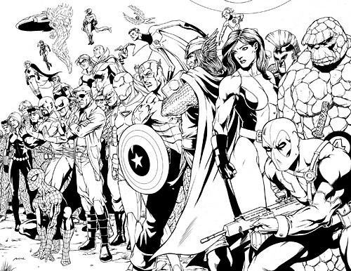 Coloring page: Avengers (Superheroes) #74129 - Free Printable Coloring Pages