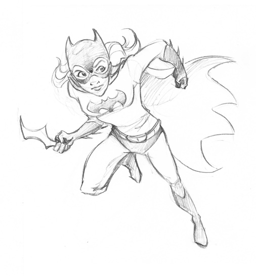 Coloring page: Batgirl (Superheroes) #77863 - Free Printable Coloring Pages