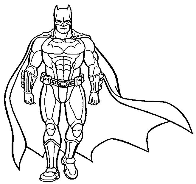 Coloring page: Batman (Superheroes) #76843 - Free Printable Coloring Pages
