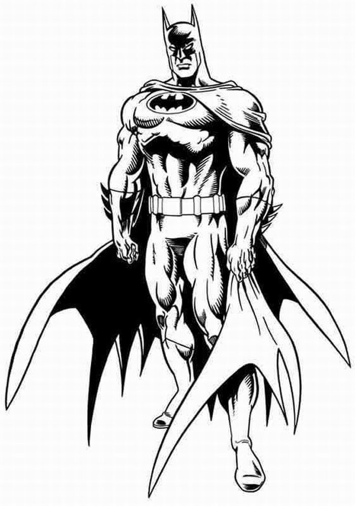 Coloring page: Batman (Superheroes) #76846 - Free Printable Coloring Pages