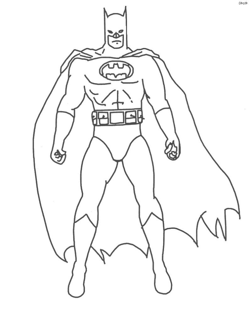 Coloring page: Batman (Superheroes) #76880 - Free Printable Coloring Pages