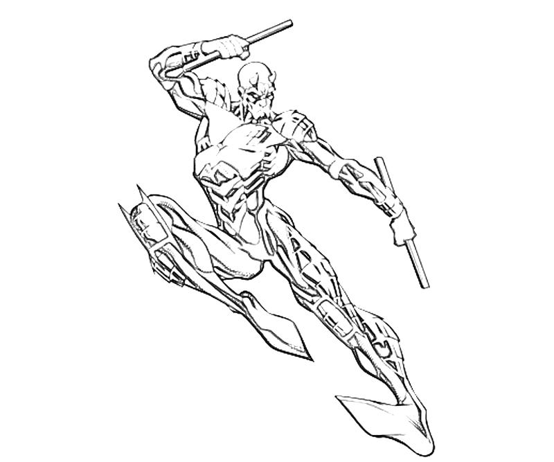 Coloring page: Daredevil (Superheroes) #78219 - Free Printable Coloring Pages