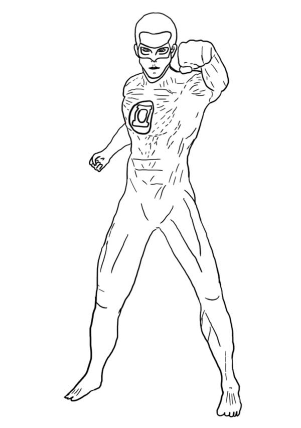 Coloring page: Green Lantern (Superheroes) #81310 - Free Printable Coloring Pages