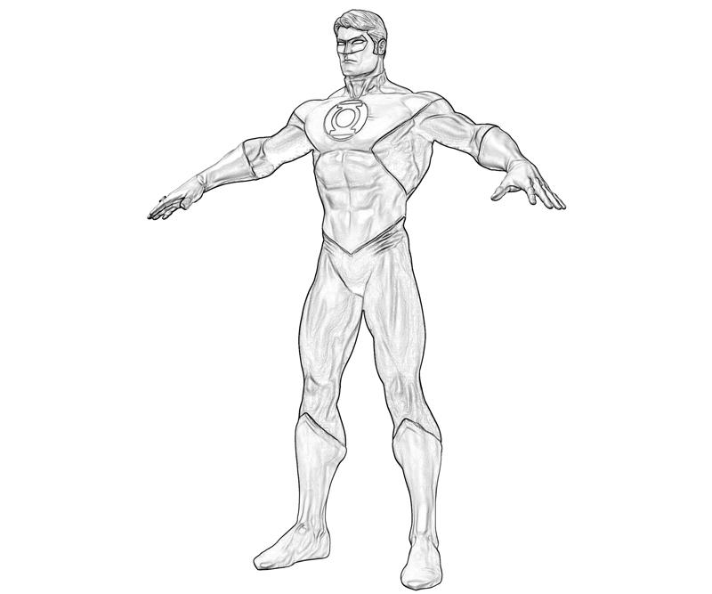 Coloring page: Green Lantern (Superheroes) #81320 - Free Printable Coloring Pages