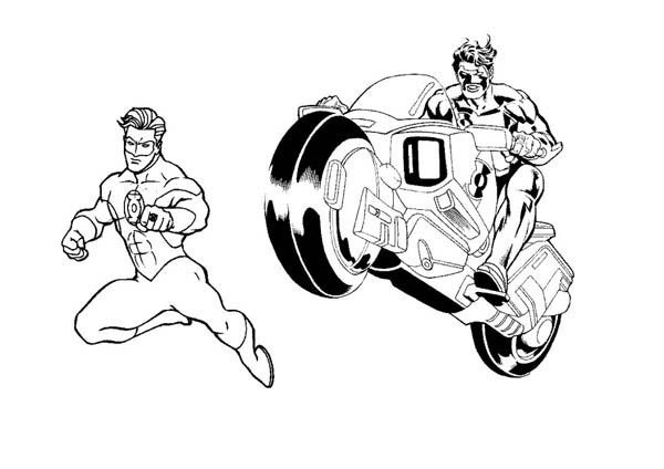 Coloring page: Green Lantern (Superheroes) #81383 - Free Printable Coloring Pages