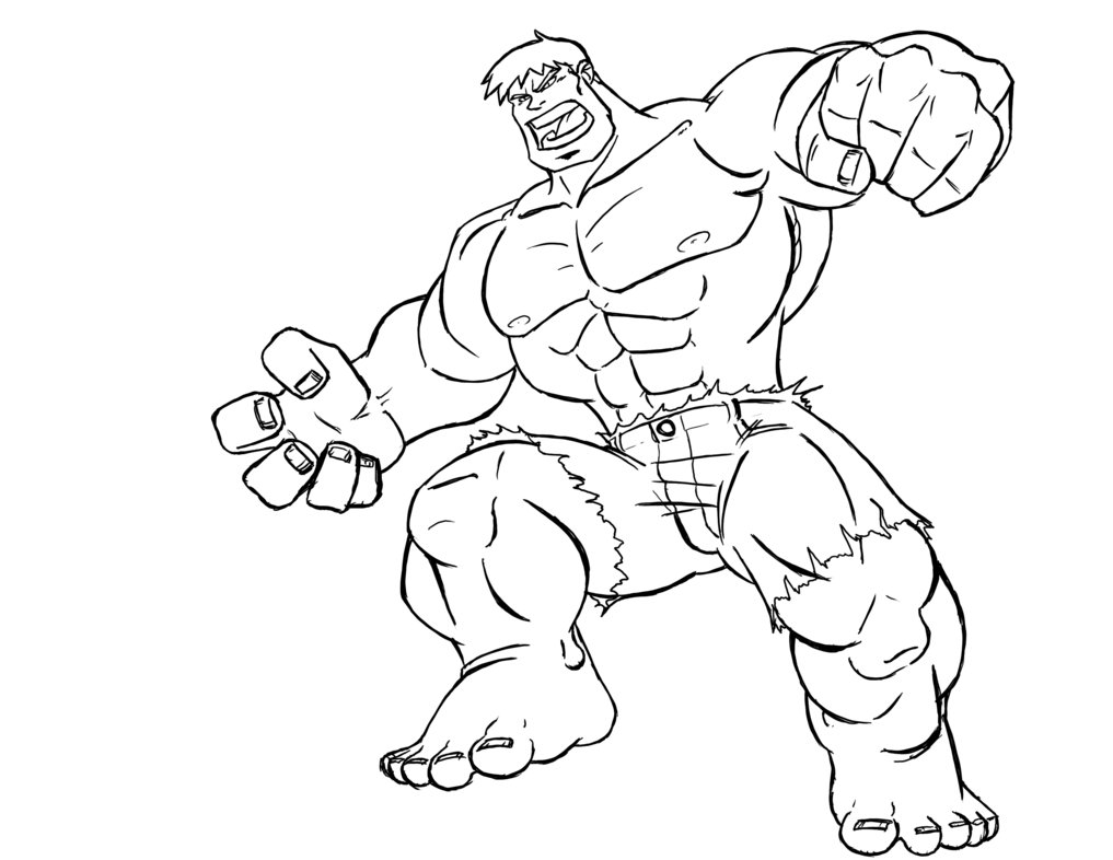 Coloring page: Hulk (Superheroes) #79016 - Free Printable Coloring Pages