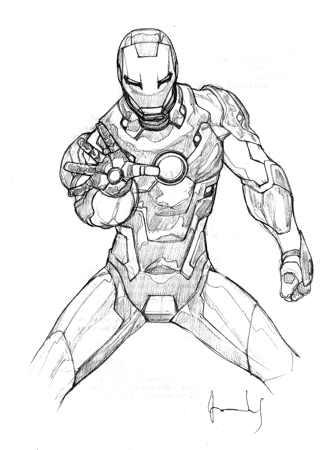 Coloring page: Iron Man (Superheroes) #80535 - Free Printable Coloring Pages