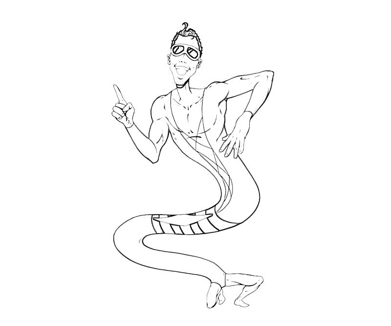 Coloring page: Plastic Man (Superheroes) #83423 - Free Printable Coloring Pages
