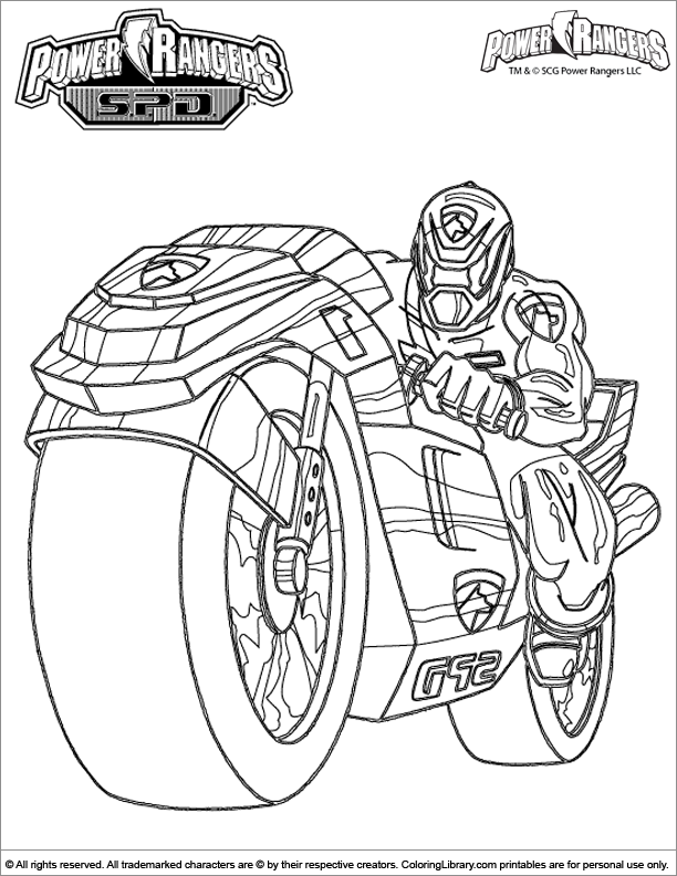 Coloring page: Power Rangers (Superheroes) #49992 - Free Printable Coloring Pages