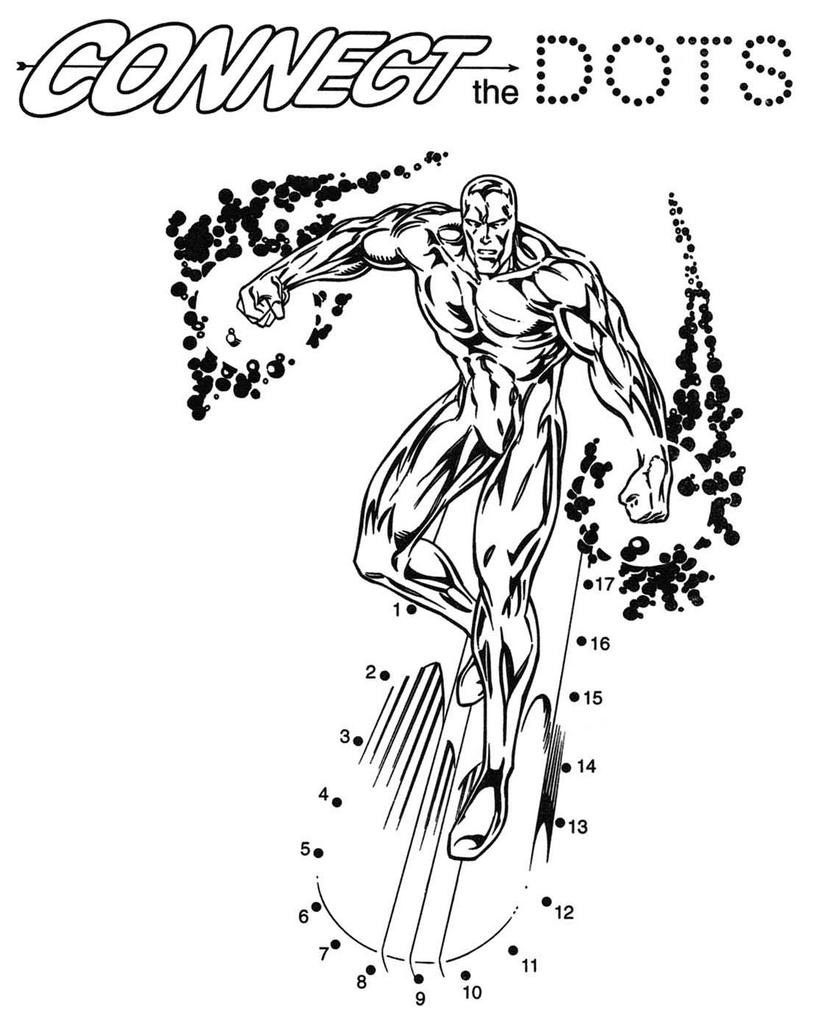 Coloring page: Silver Surfer (Superheroes) #81178 - Free Printable Coloring Pages