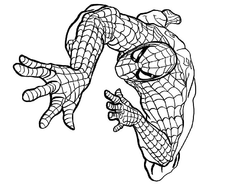 Coloring page: Spiderman (Superheroes) #78701 - Free Printable Coloring Pages