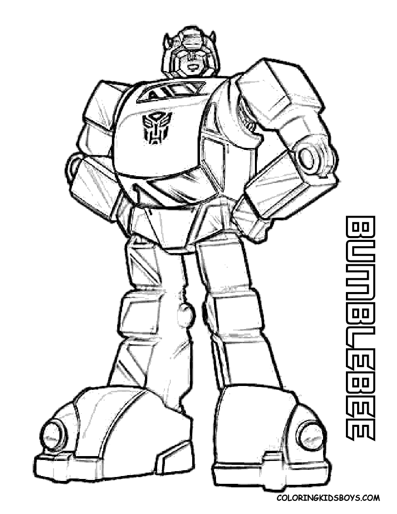 Coloring page: Transformers (Superheroes) #75085 - Free Printable Coloring Pages