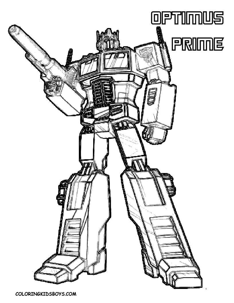 Coloring page: Transformers (Superheroes) #75098 - Free Printable Coloring Pages