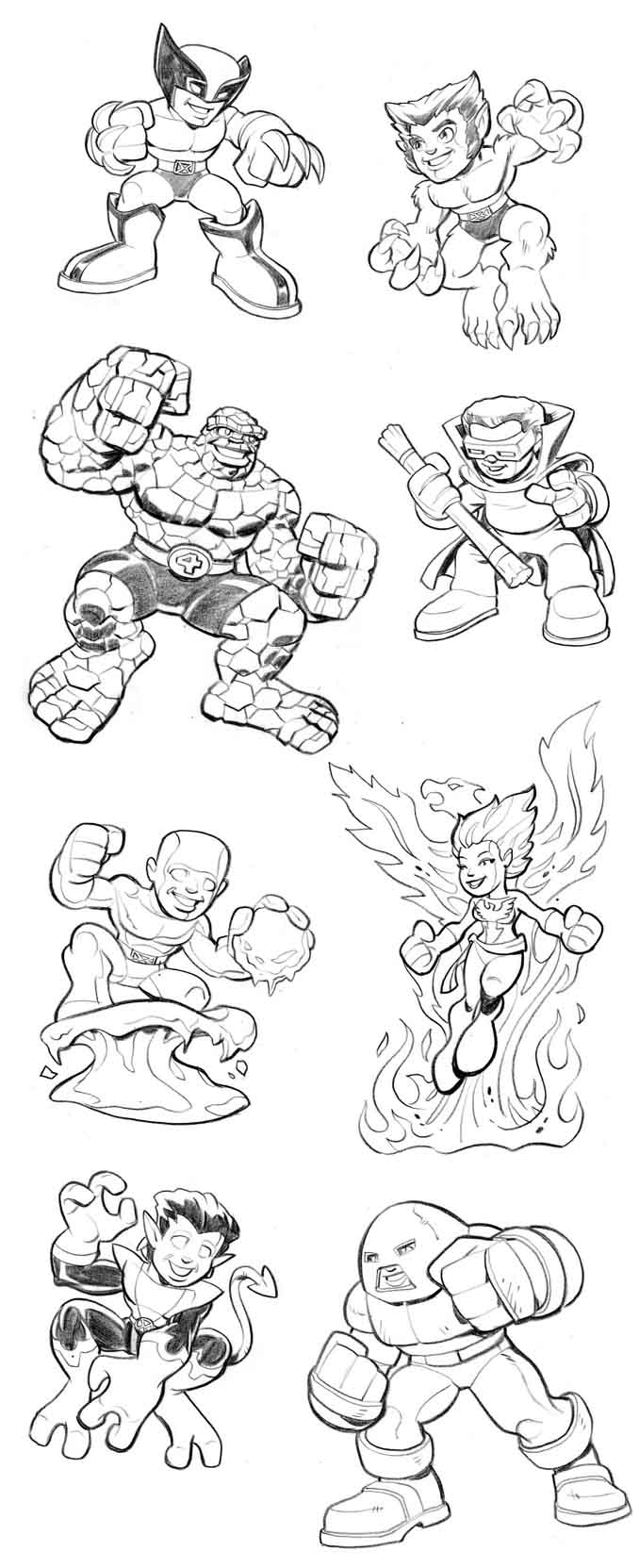 Coloring page: Wolverine (Superheroes) #74948 - Free Printable Coloring Pages