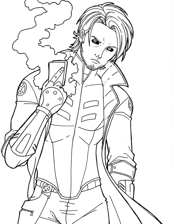 Coloring page: X-Men (Superheroes) #74343 - Free Printable Coloring Pages