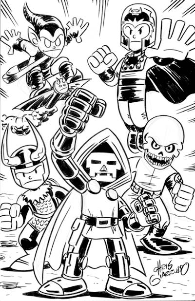 Coloring page: Magneto (Supervillains) #80839 - Free Printable Coloring Pages