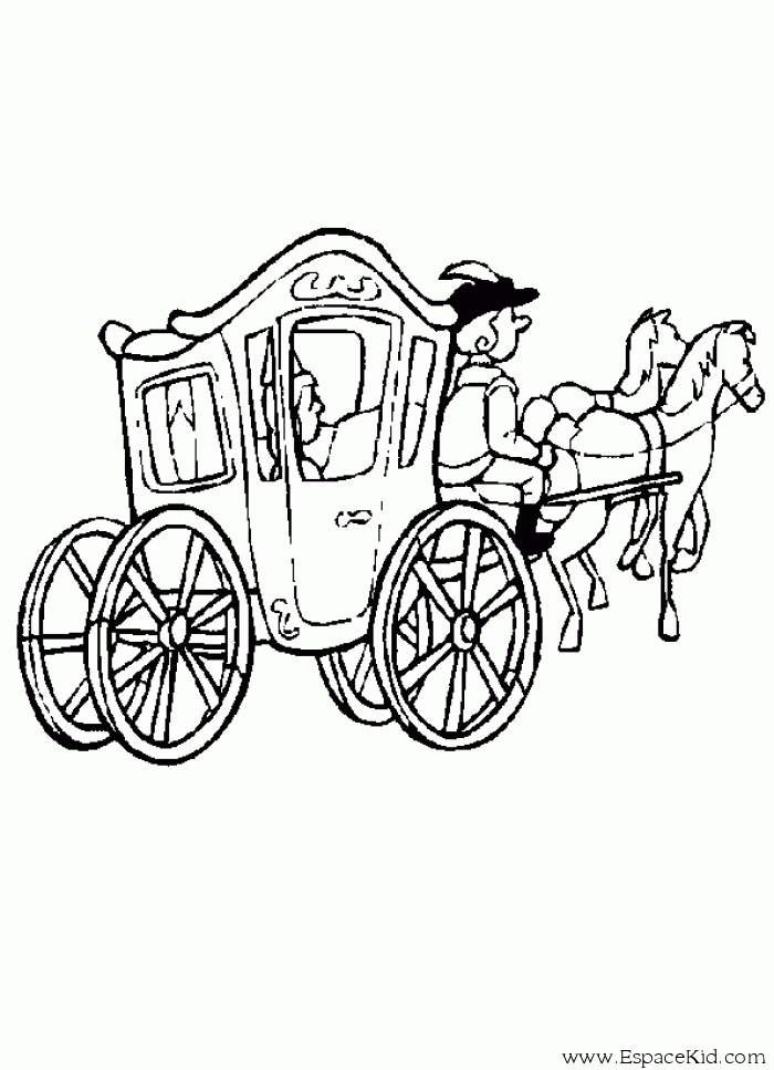 Coloring page: Carriage (Transportation) #146167 - Free Printable Coloring Pages