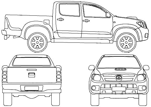 Coloring page: Pickup (Transportation) #144320 - Free Printable Coloring Pages