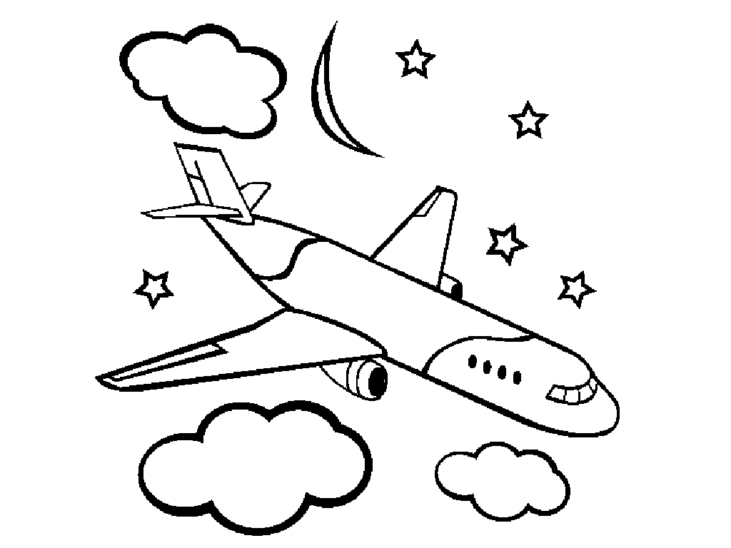 Coloring page: Plane (Transportation) #134778 - Free Printable Coloring Pages