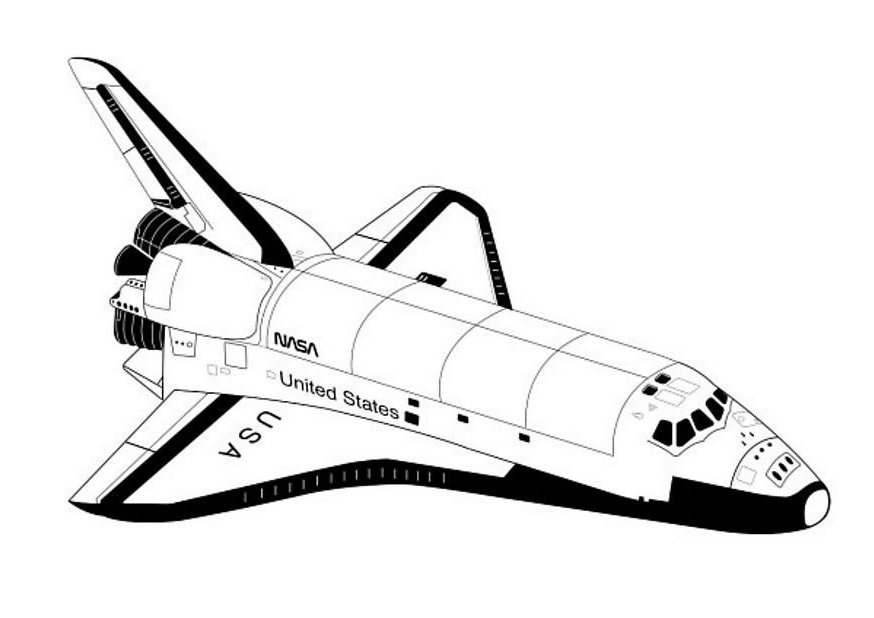 Spaceship Transportation Free Printable Coloring Pages