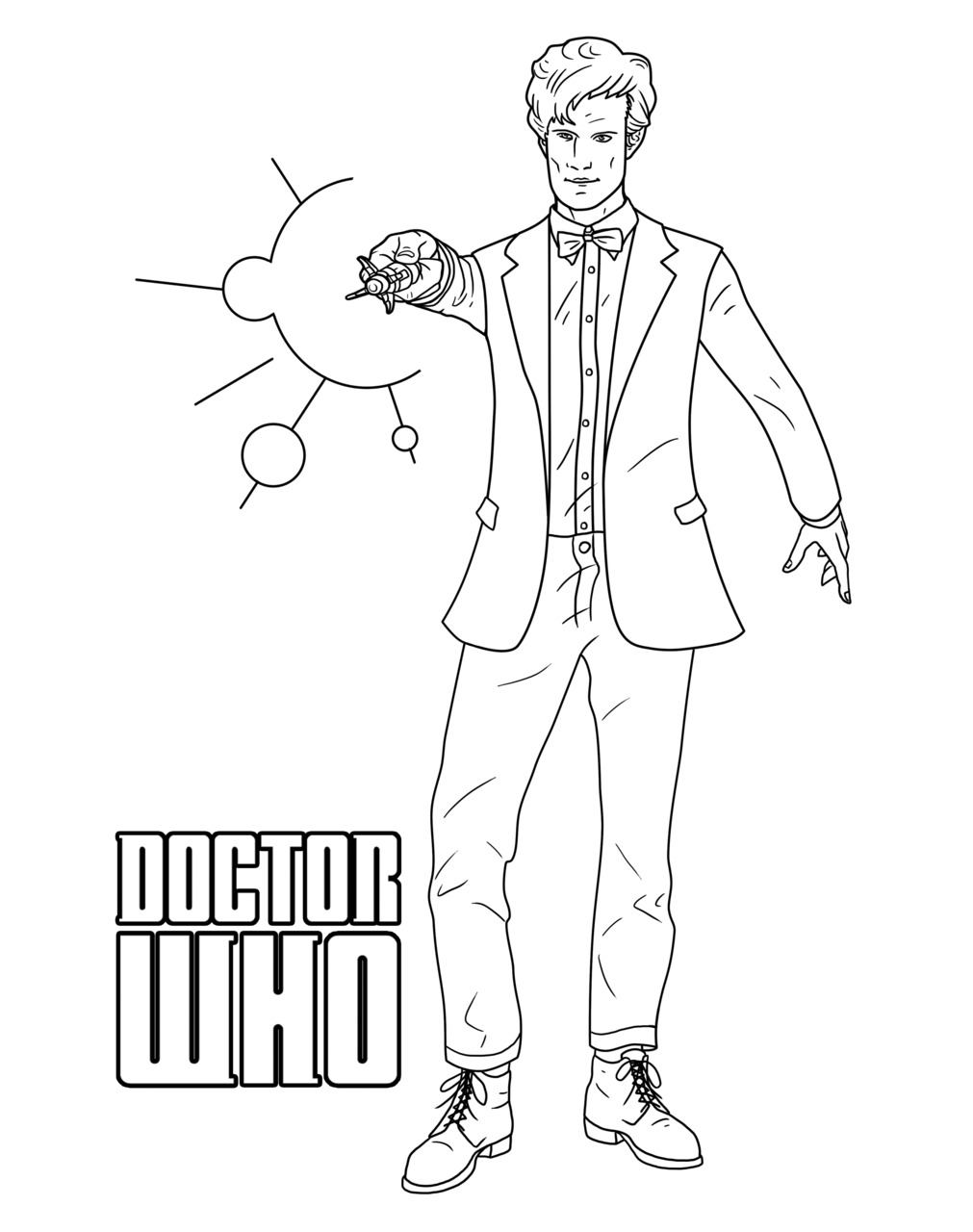 Coloring page: Doctor Who (TV Shows) #153104 - Free Printable Coloring Pages
