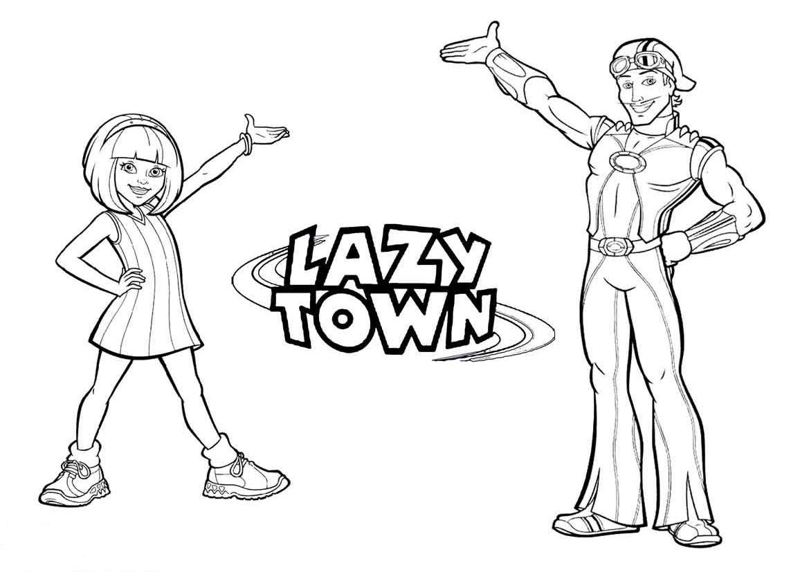 Coloring page: Lazytown (TV Shows) #150805 - Free Printable Coloring Pages