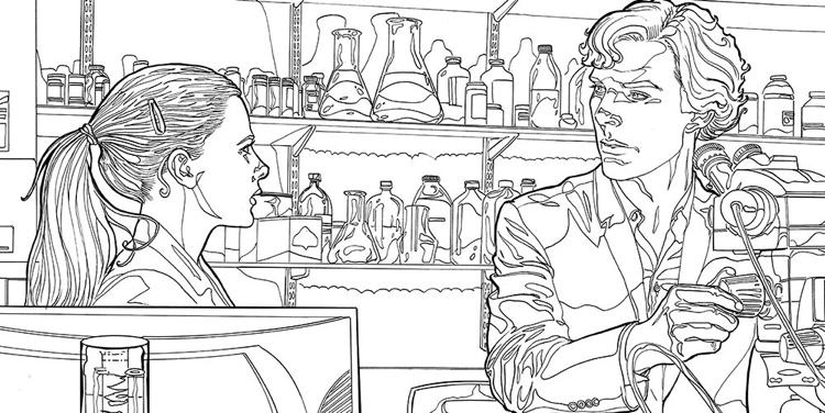 Coloring page: Sherlock (TV Shows) #153352 - Free Printable Coloring Pages