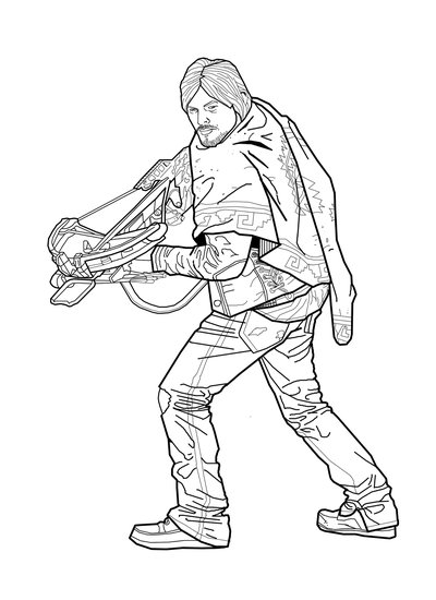 Coloring page: The Walking Dead (TV Shows) #151961 - Free Printable Coloring Pages