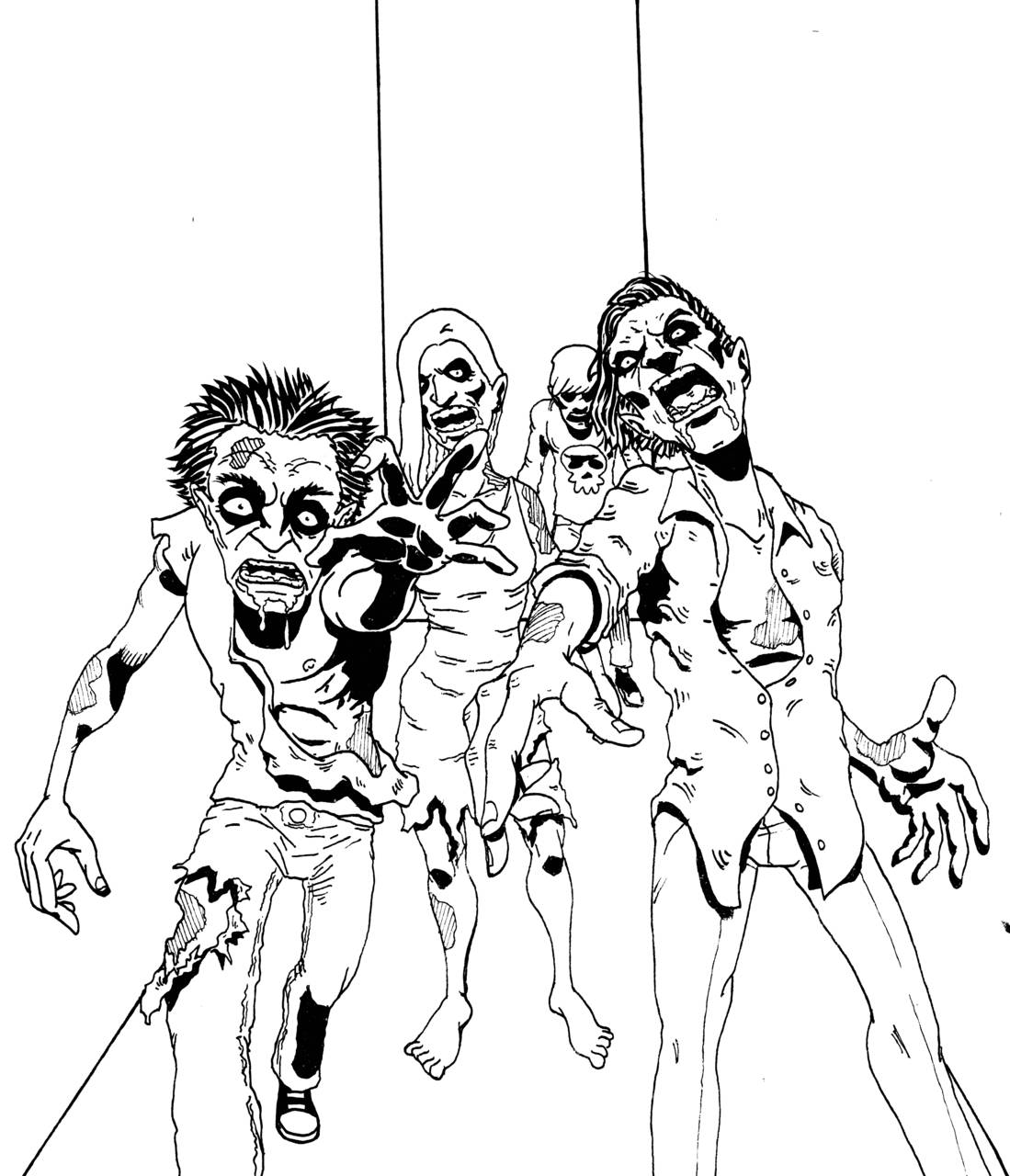 Coloring page: The Walking Dead (TV Shows) #152078 - Free Printable Coloring Pages