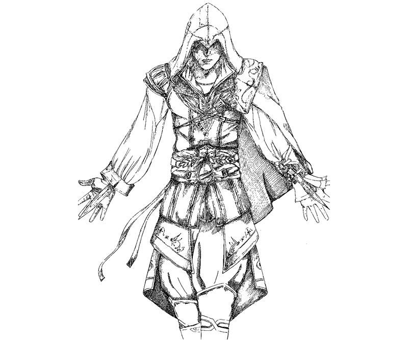 Coloring page: Assassin's Creed (Video Games) #111927 - Free Printable Coloring Pages
