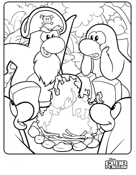Coloring page: Club Penguin (Video Games) #170303 - Free Printable Coloring Pages