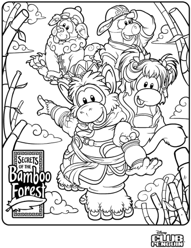 Coloring page: Club Penguin (Video Games) #170315 - Free Printable Coloring Pages