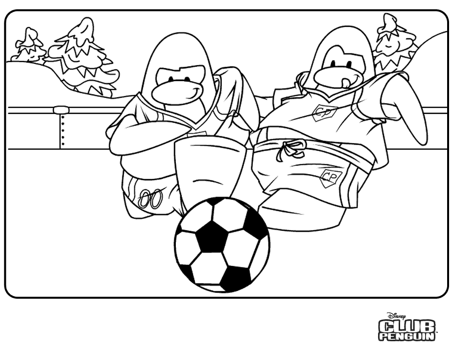 Coloring page: Club Penguin (Video Games) #170316 - Free Printable Coloring Pages