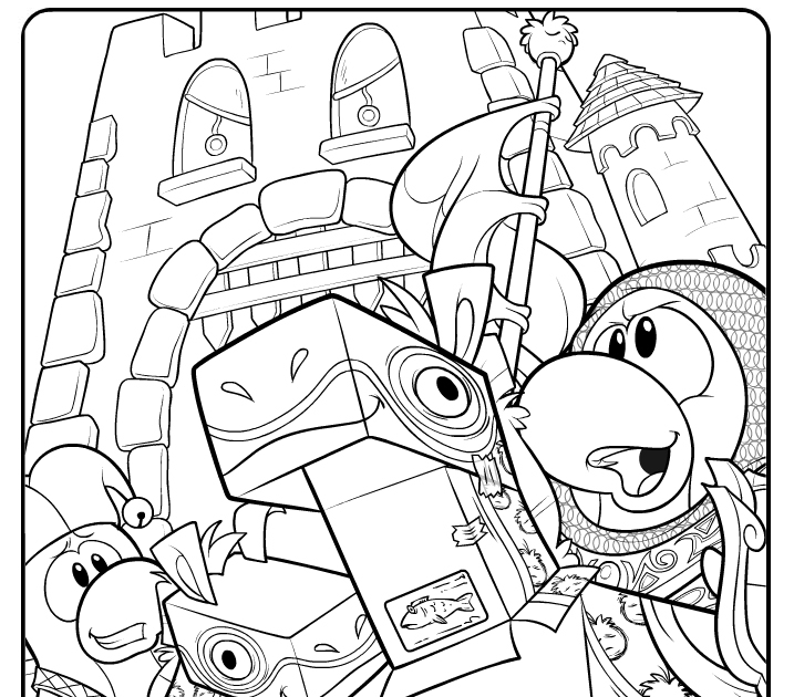 Coloring page: Club Penguin (Video Games) #170323 - Free Printable Coloring Pages