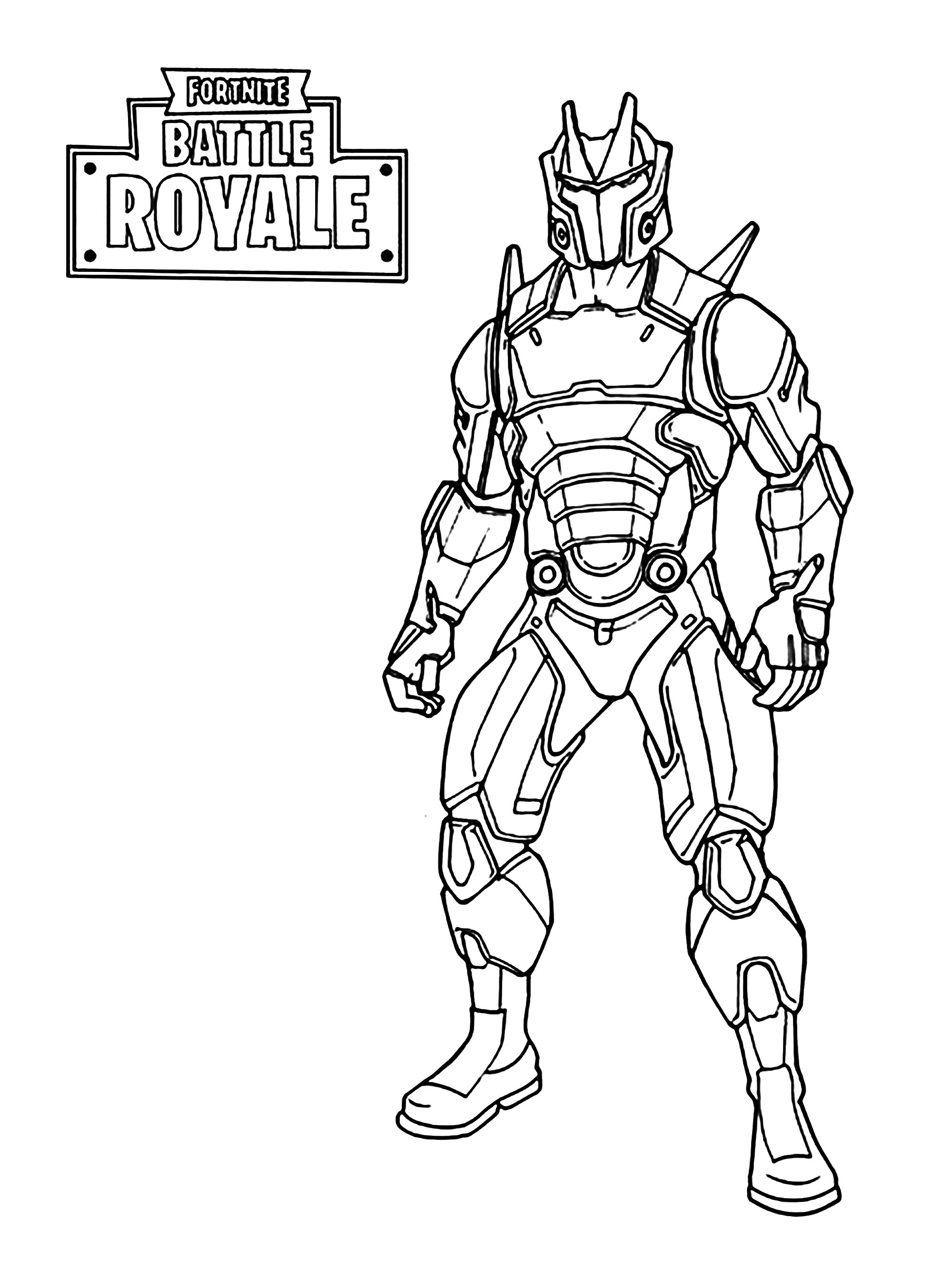 Coloring page: Fortnite (Video Games) #170139 - Free Printable Coloring Pages