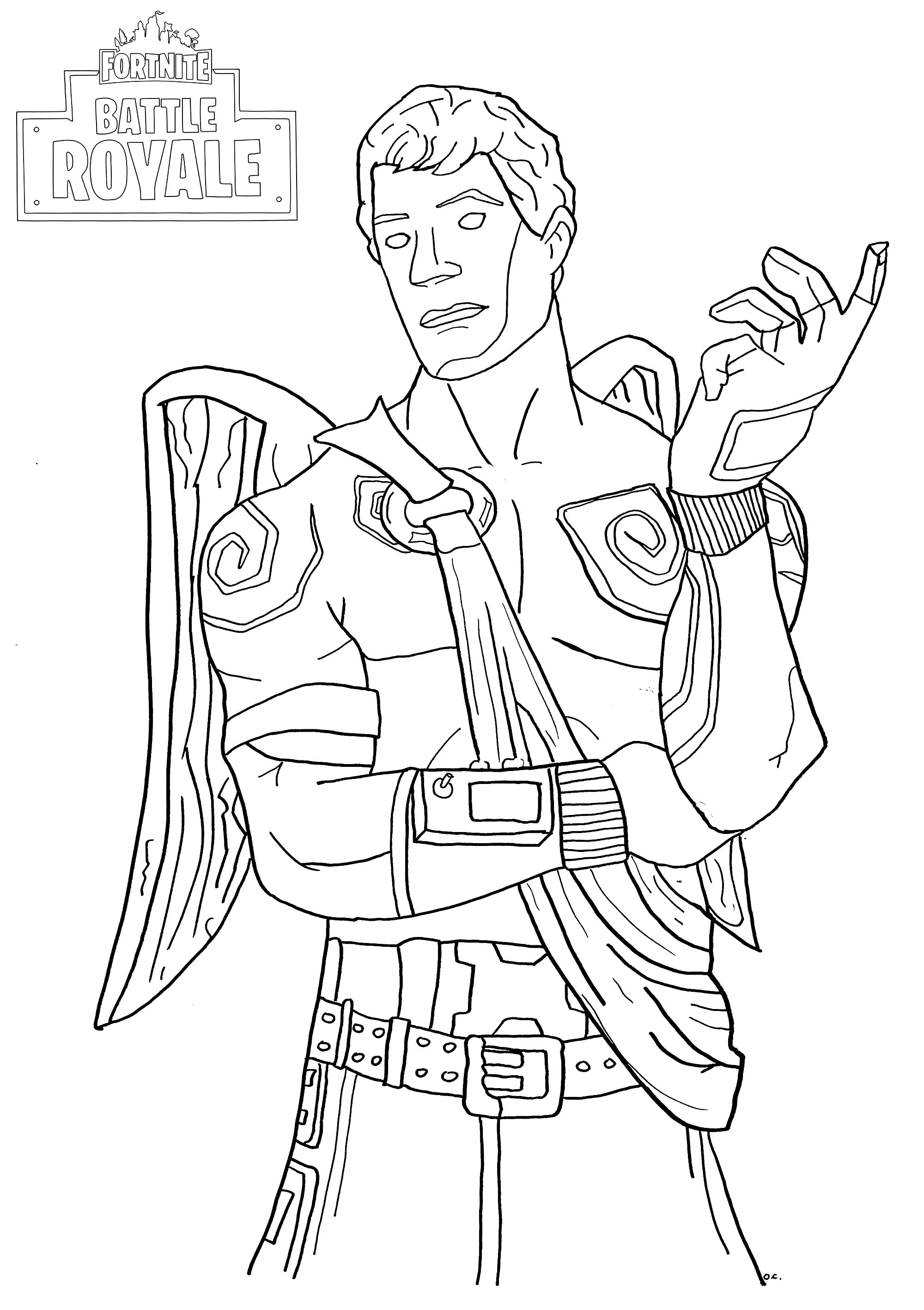 Coloring page: Fortnite (Video Games) #170142 - Free Printable Coloring Pages
