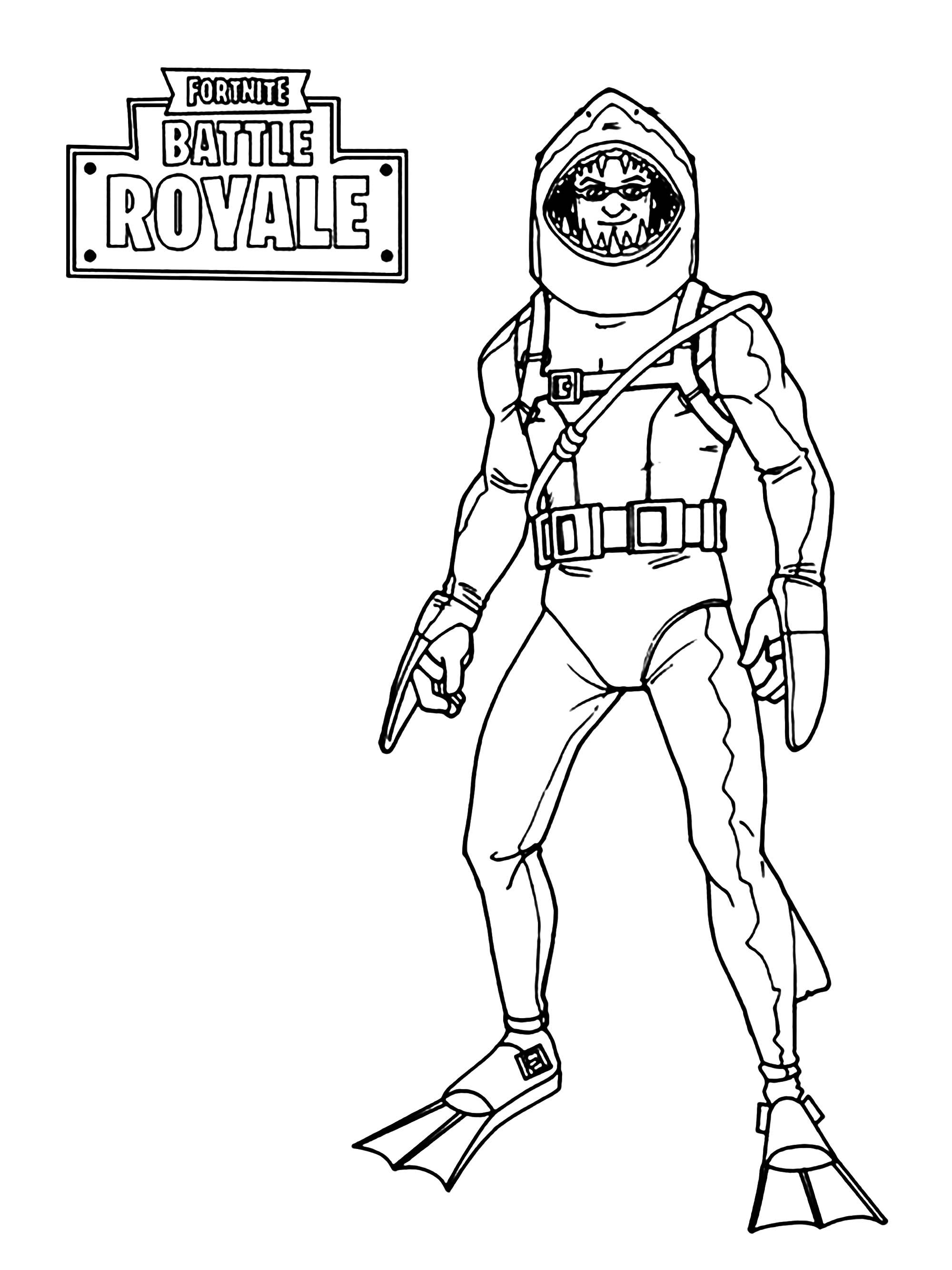 Coloring page: Fortnite (Video Games) #170143 - Free Printable Coloring Pages