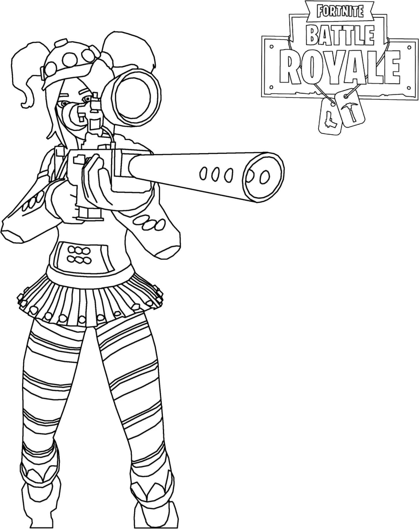 Coloring page: Fortnite (Video Games) #170144 - Free Printable Coloring Pages