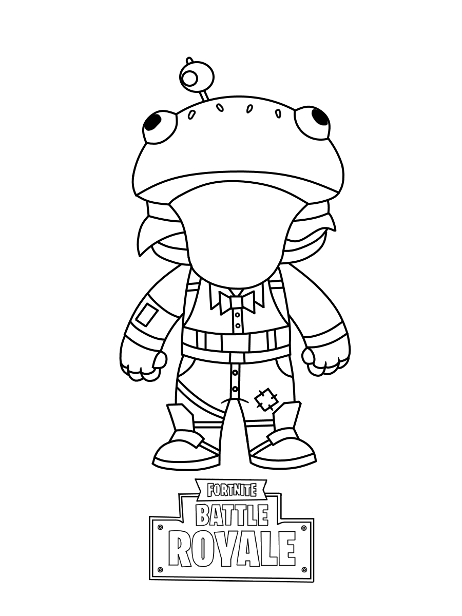 Coloring page: Fortnite (Video Games) #170149 - Free Printable Coloring Pages