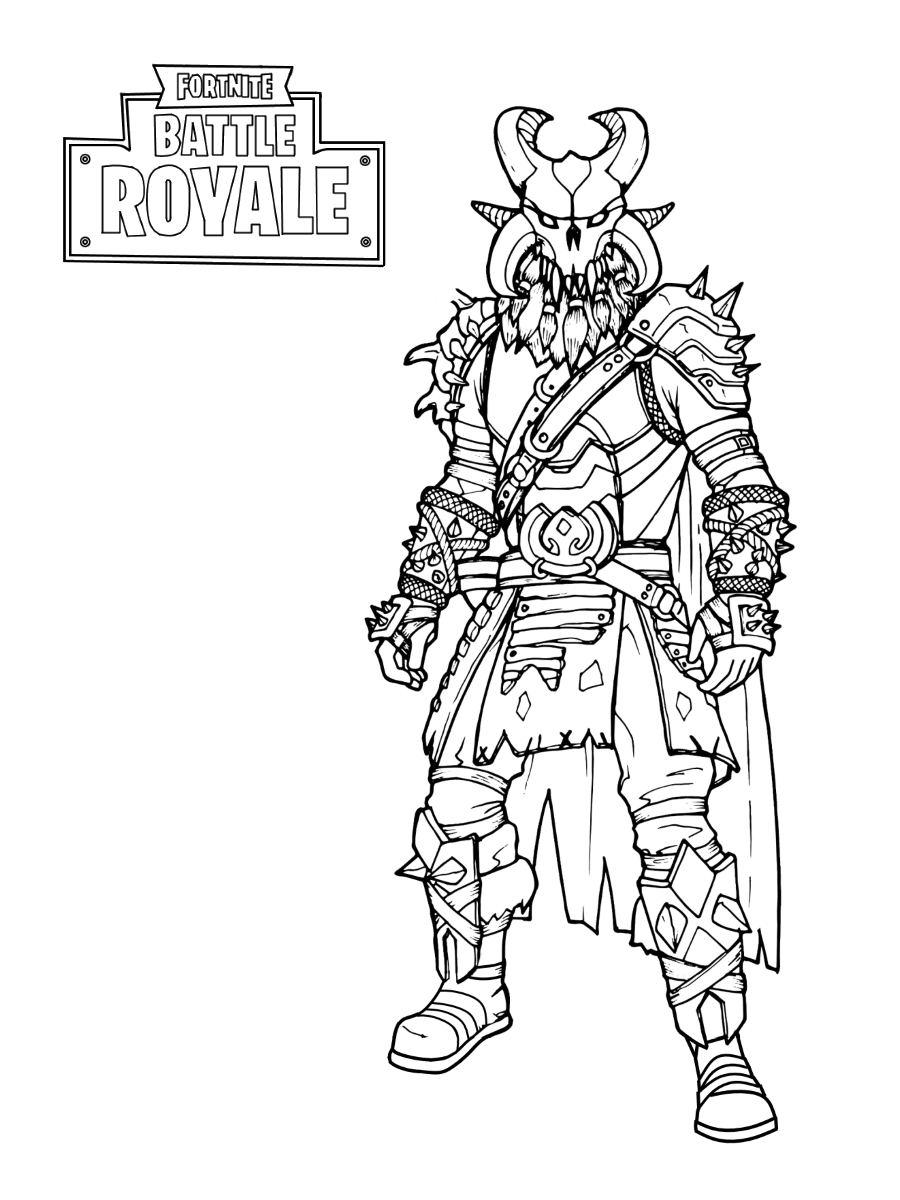 Coloring page: Fortnite (Video Games) #170152 - Free Printable Coloring Pages