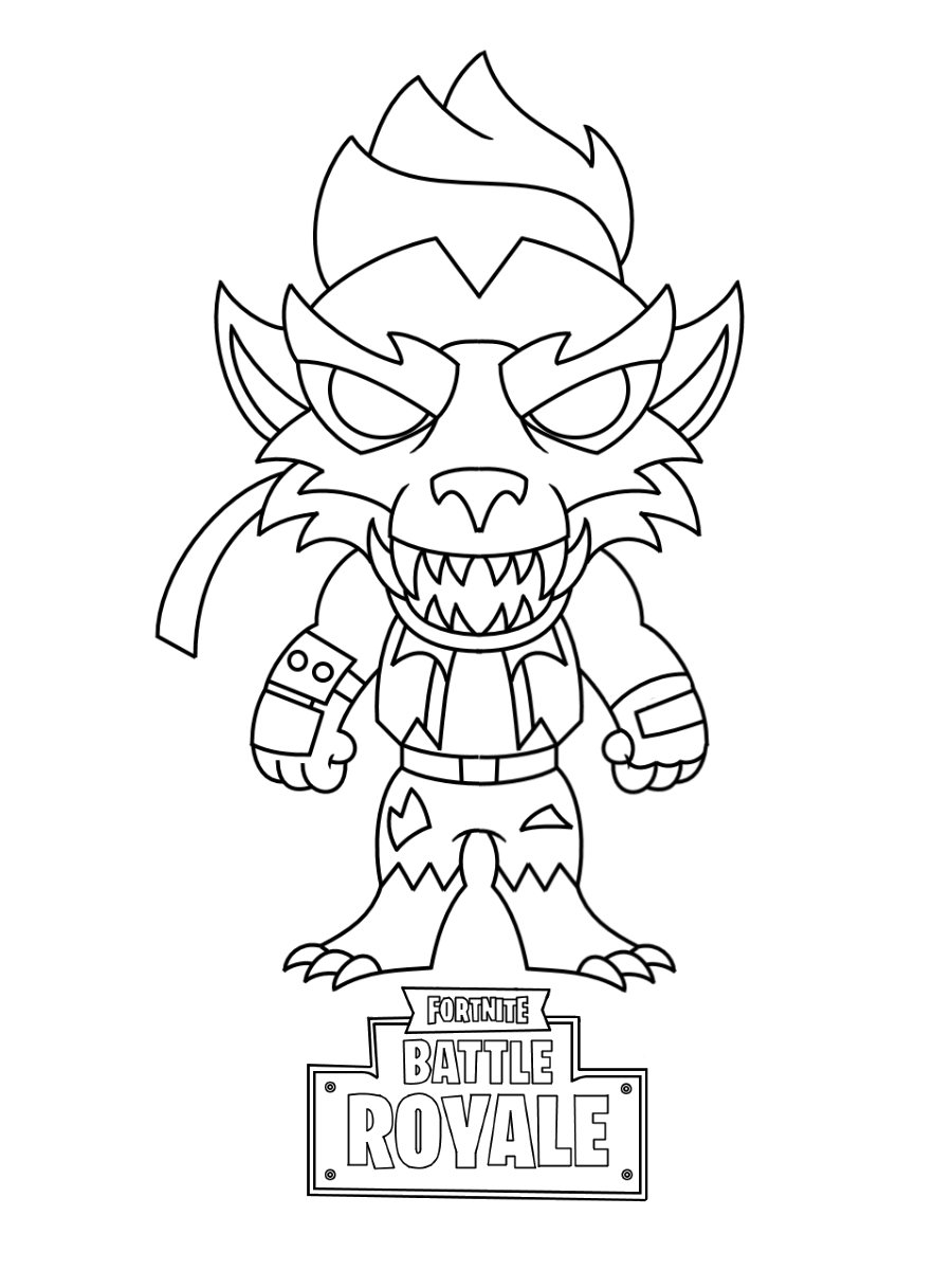 Coloring page: Fortnite (Video Games) #170156 - Free Printable Coloring Pages