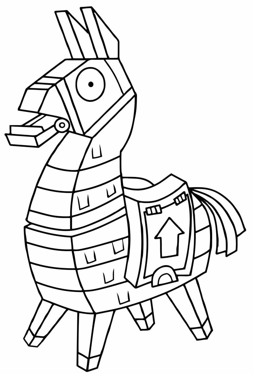 Coloring page: Fortnite (Video Games) #170165 - Free Printable Coloring Pages